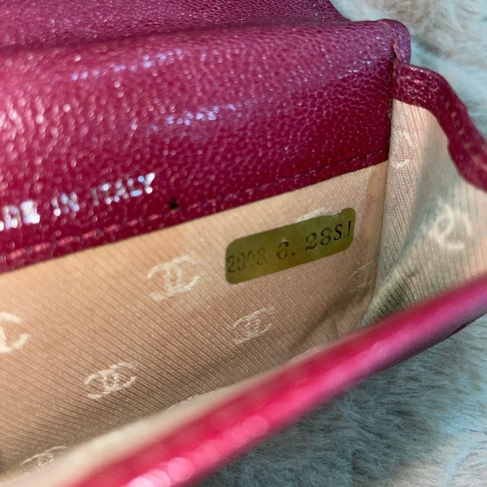 CHANEL Red Leather Keychain Accessory - Picture 7 of 9